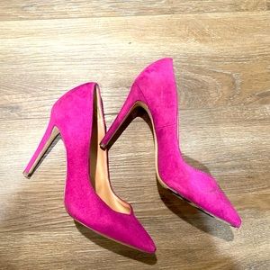 Barbie Crushed Velvet Stilettos